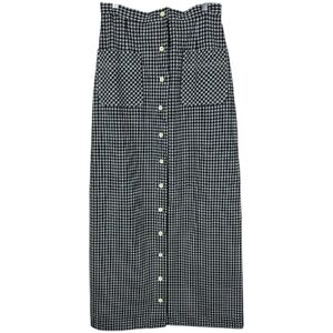 Vintage 1970’s Black gingham pencil Skirt Union 30”
Waist